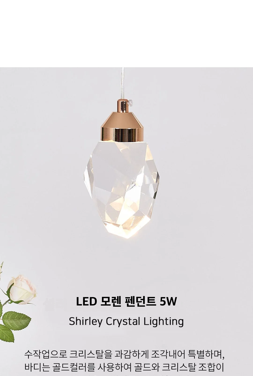 LED 모렌 펜던트 5W 제조사 상세 정보
