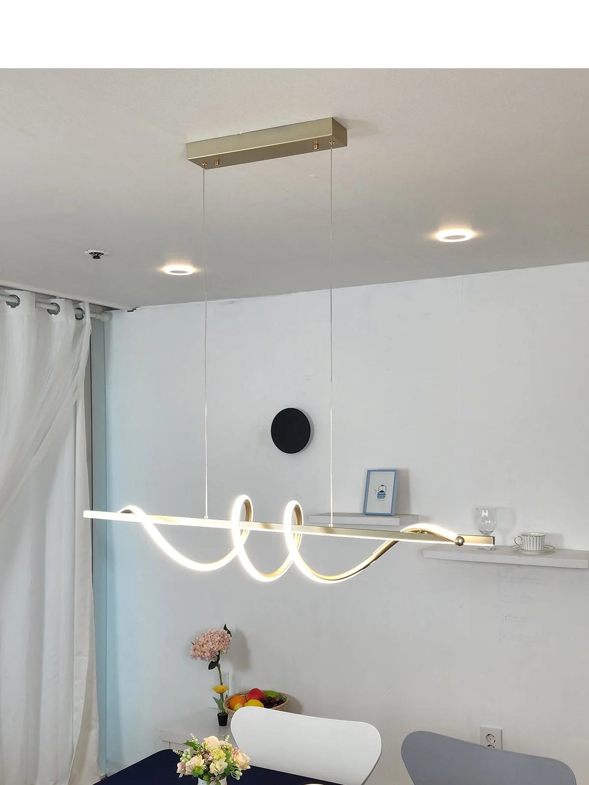 더블웨이브 40W 펜던트 / 화이트, 골드 제조사 상세 정보