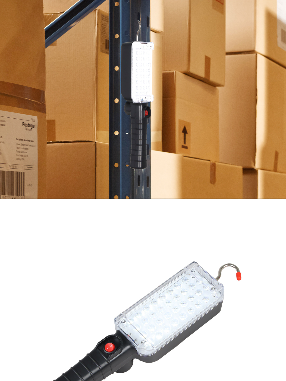 ⓑ LED 다용도 충전식 작업 랜턴 제조사 상세 정보