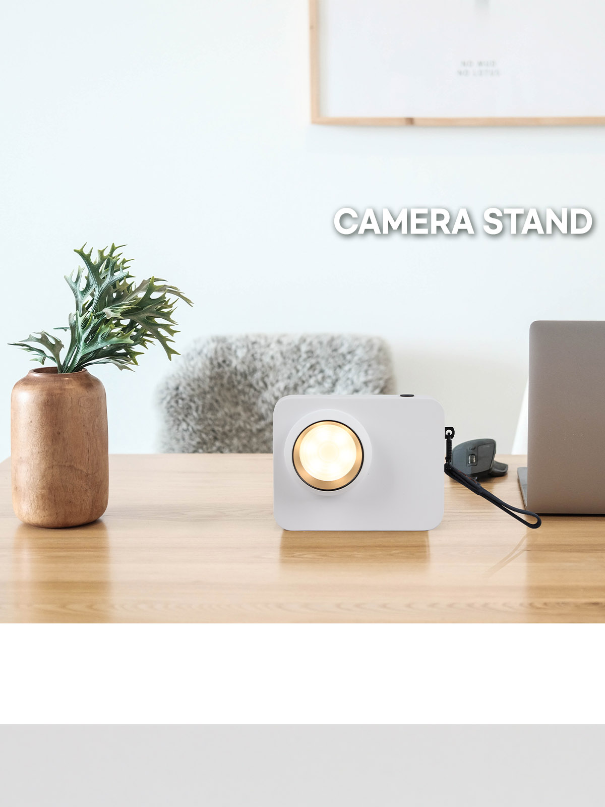 [DAI-007] LED 카메라 충전식 휴대용 스탠드 화이트 3W 플리커로우 제조사 상세 정보