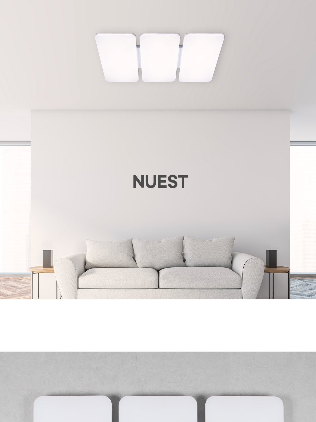 [AX-006] LED 뉴이스트 리모컨 거실 6등 180W IoT 플리커로우 제조사 상세 정보