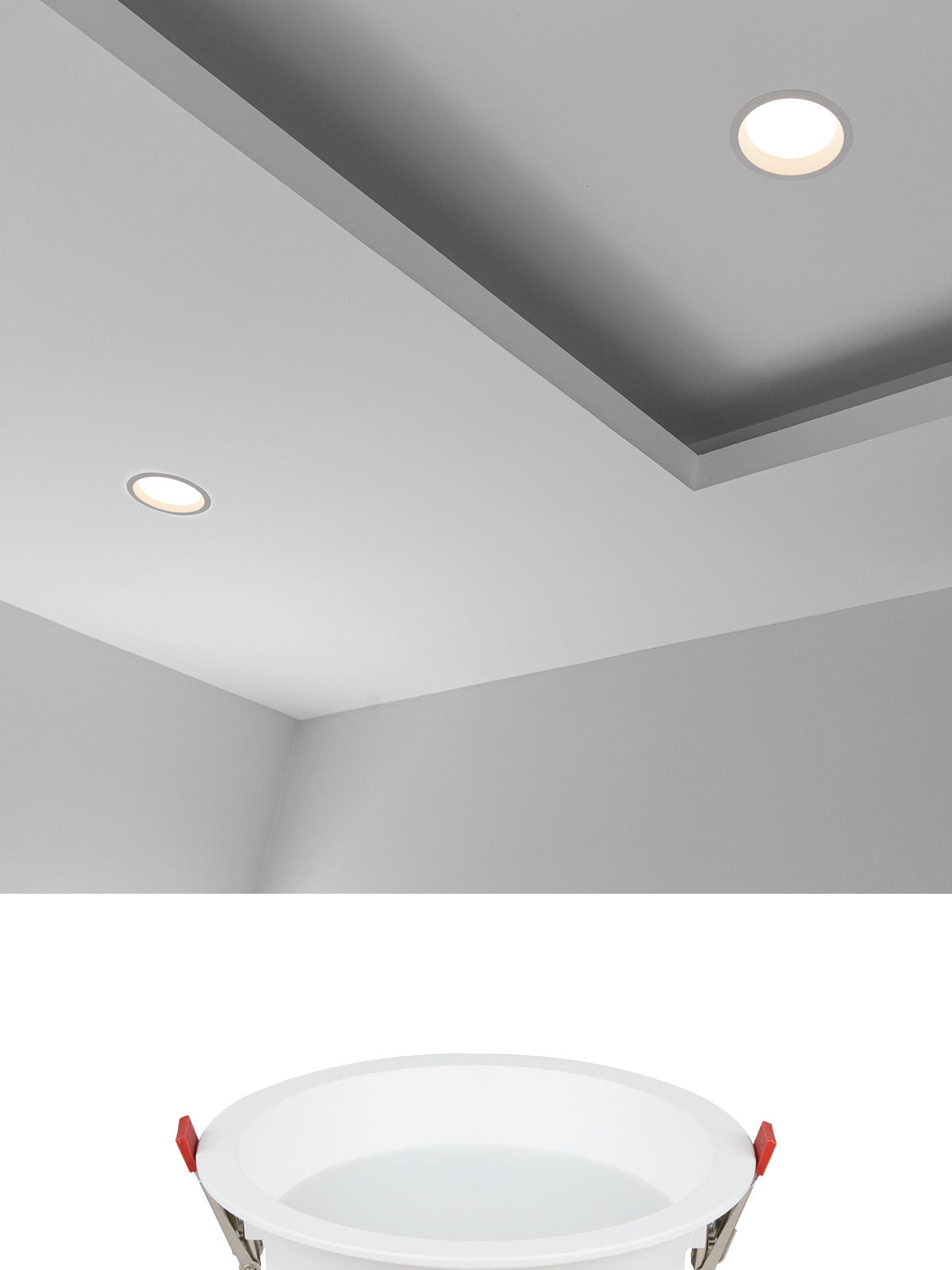[CK-7803] LED 온스 다운라이트 타공 155mm(6) 35W 플리커로우 제조사 상세 정보