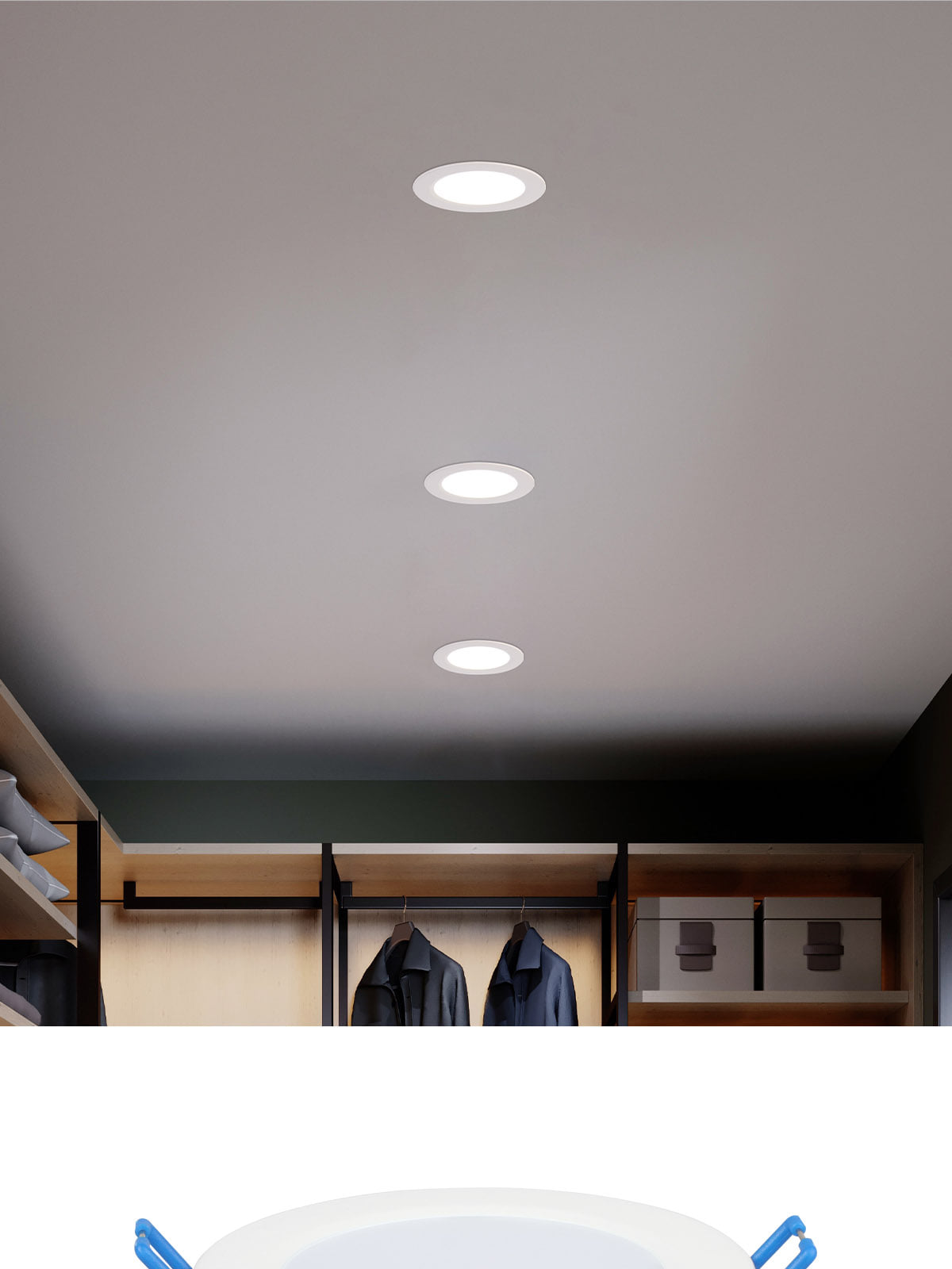 [CK-365] LED 고효율 다운라이트 타공 95mm(4) 10W 플리커로우 제조사 상세 정보