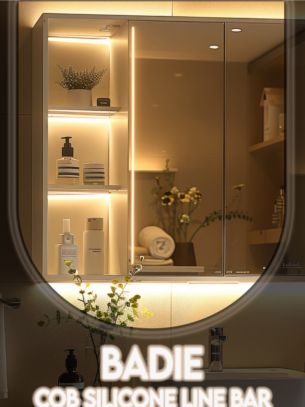 [OM-024] LED 베디 COB 실리콘 라인바 5M 플리커로우 제조사 상세 정보