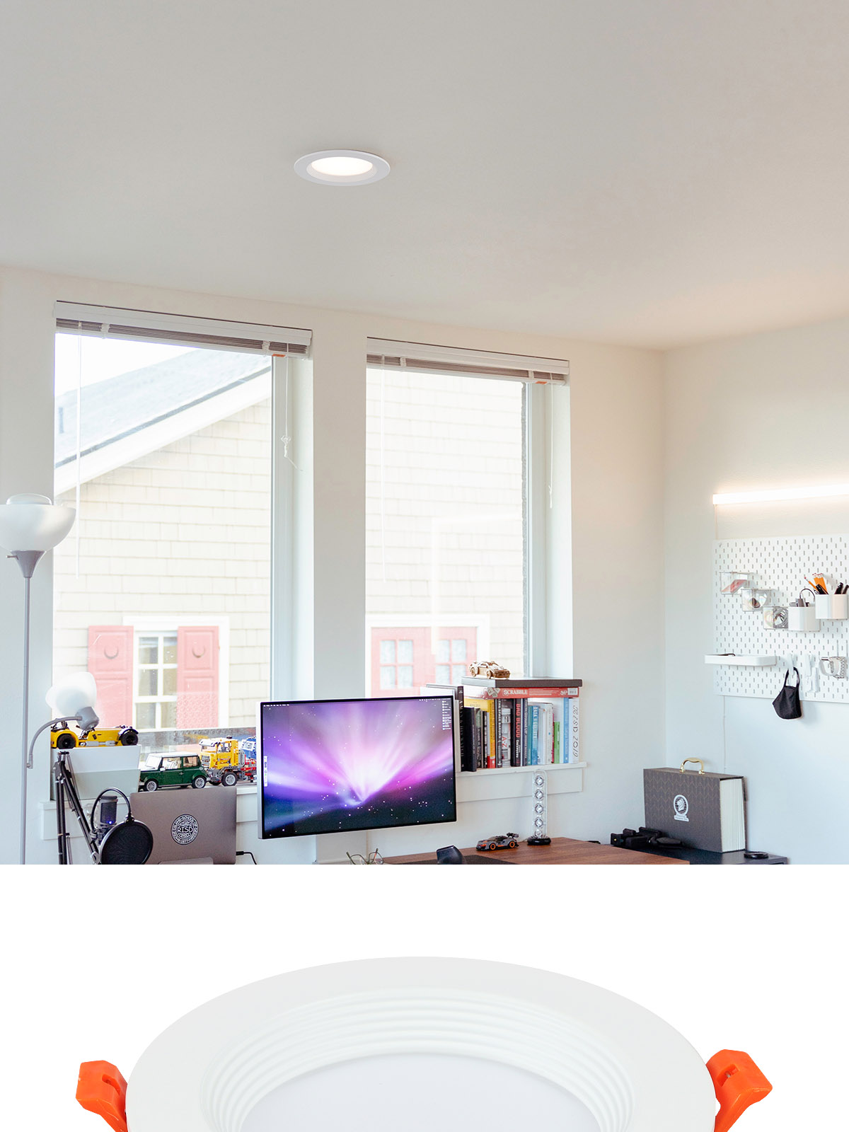[FN-70] LED Ver-2 IoT 리카미 다운라이트 타공90mm(4) 12W 플리커로우 제조사 상세 정보
