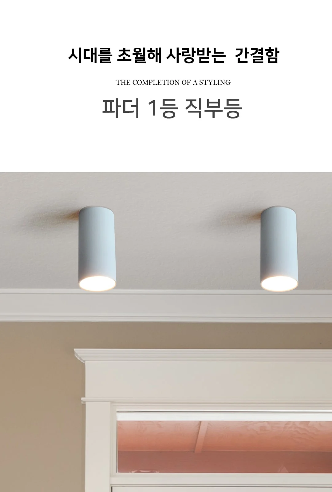 파더 1등 직부등 (파20/파30, 블랙/화이트) 제조사 상세 정보