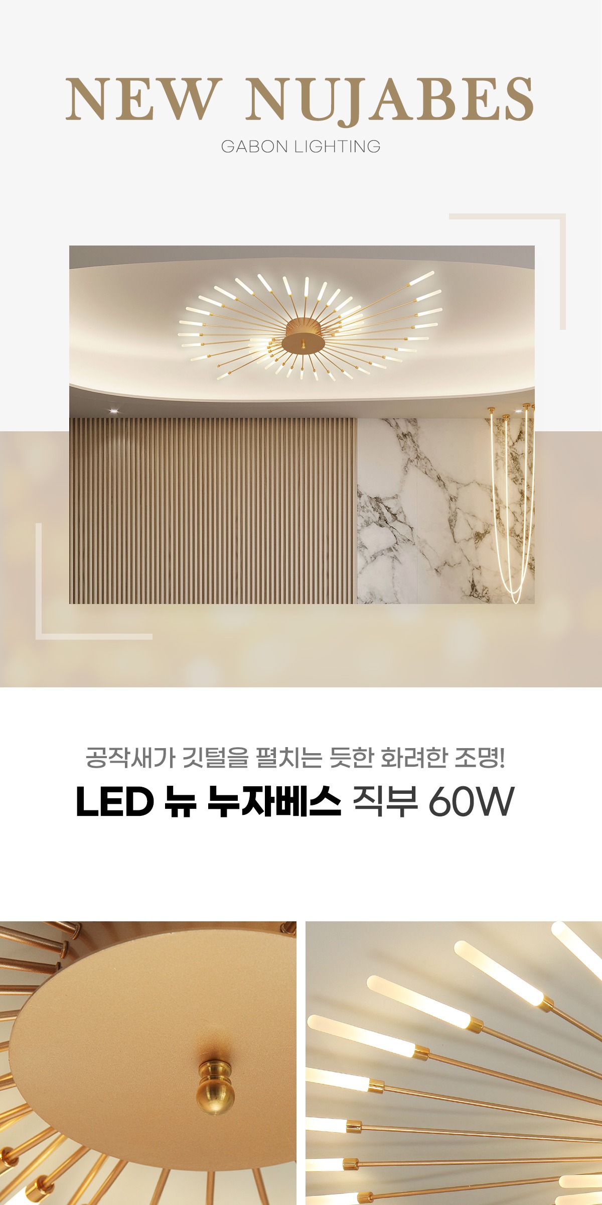 LED NEW 누자베스 직부 60W 제조사 상세 정보