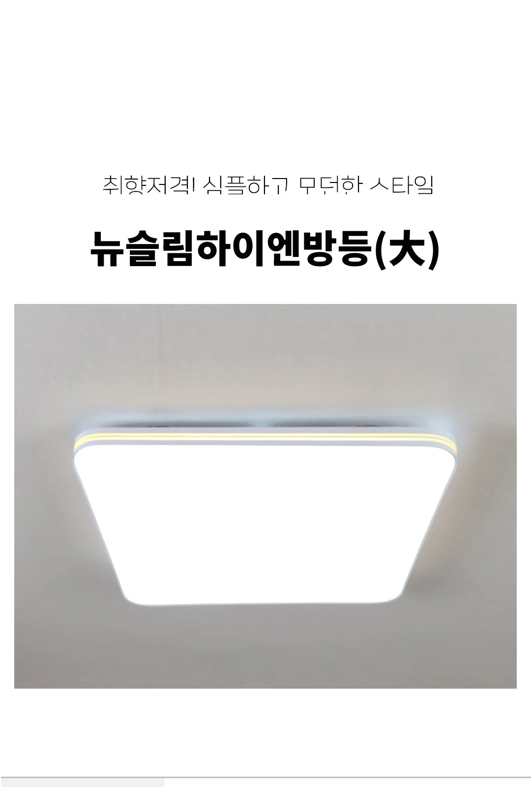 뉴슬림하이엔방등(大) 제조사 상세 정보