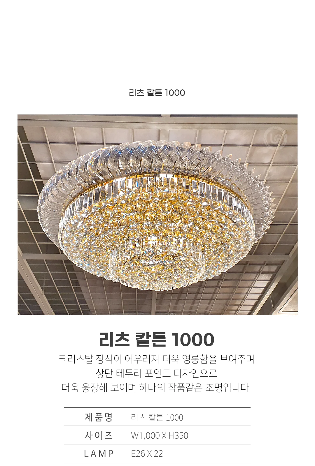 리츠 칼튼 1000 제조사 상세 정보