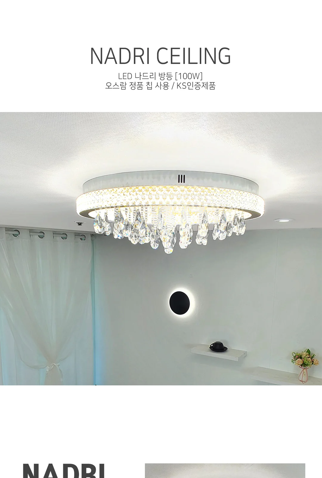 드랍 직부 100W 5000K 제조사 상세 정보