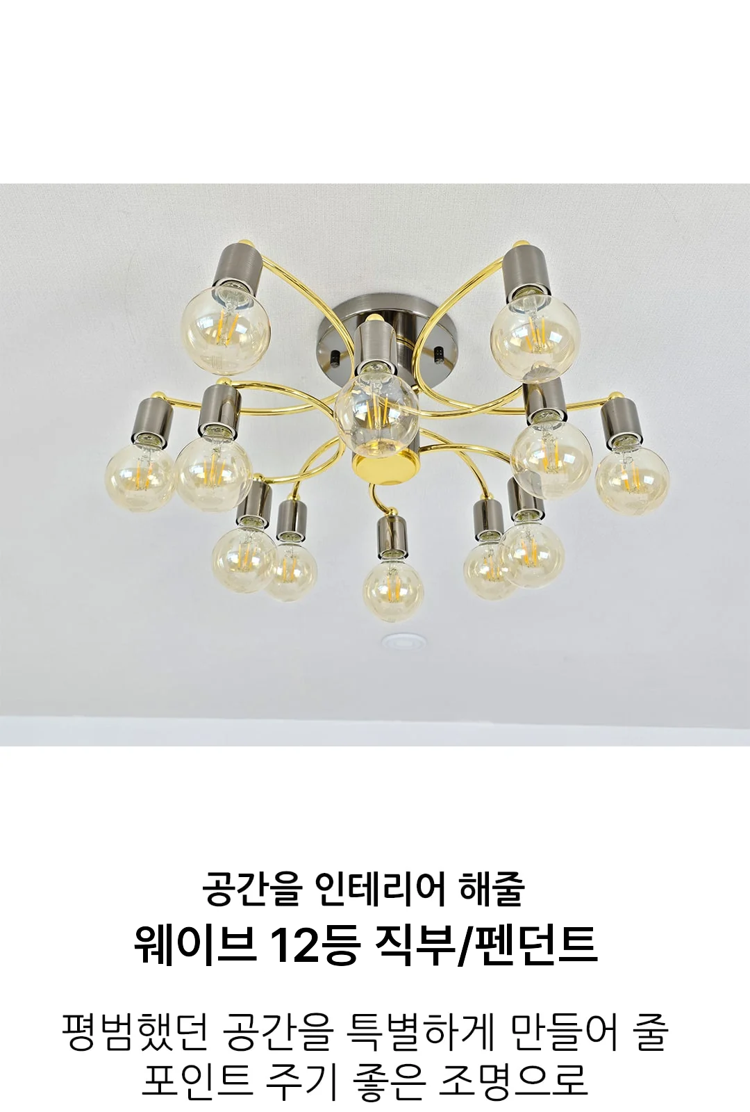 웨이브 12등 직부/펜던트 제조사 상세 정보