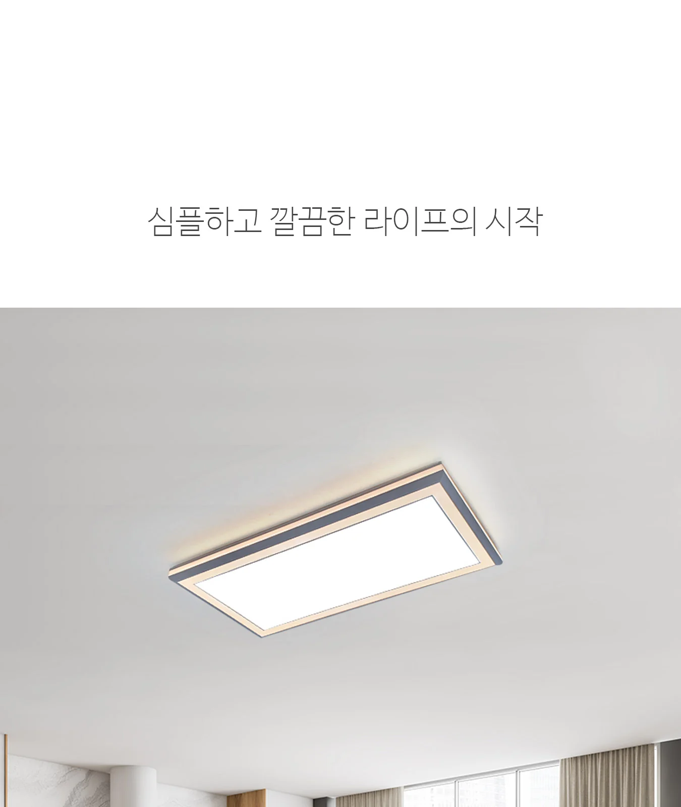 비치솔 거실등 2등 ( A타입6500K, B타입4000K ) 제조사 상세 정보