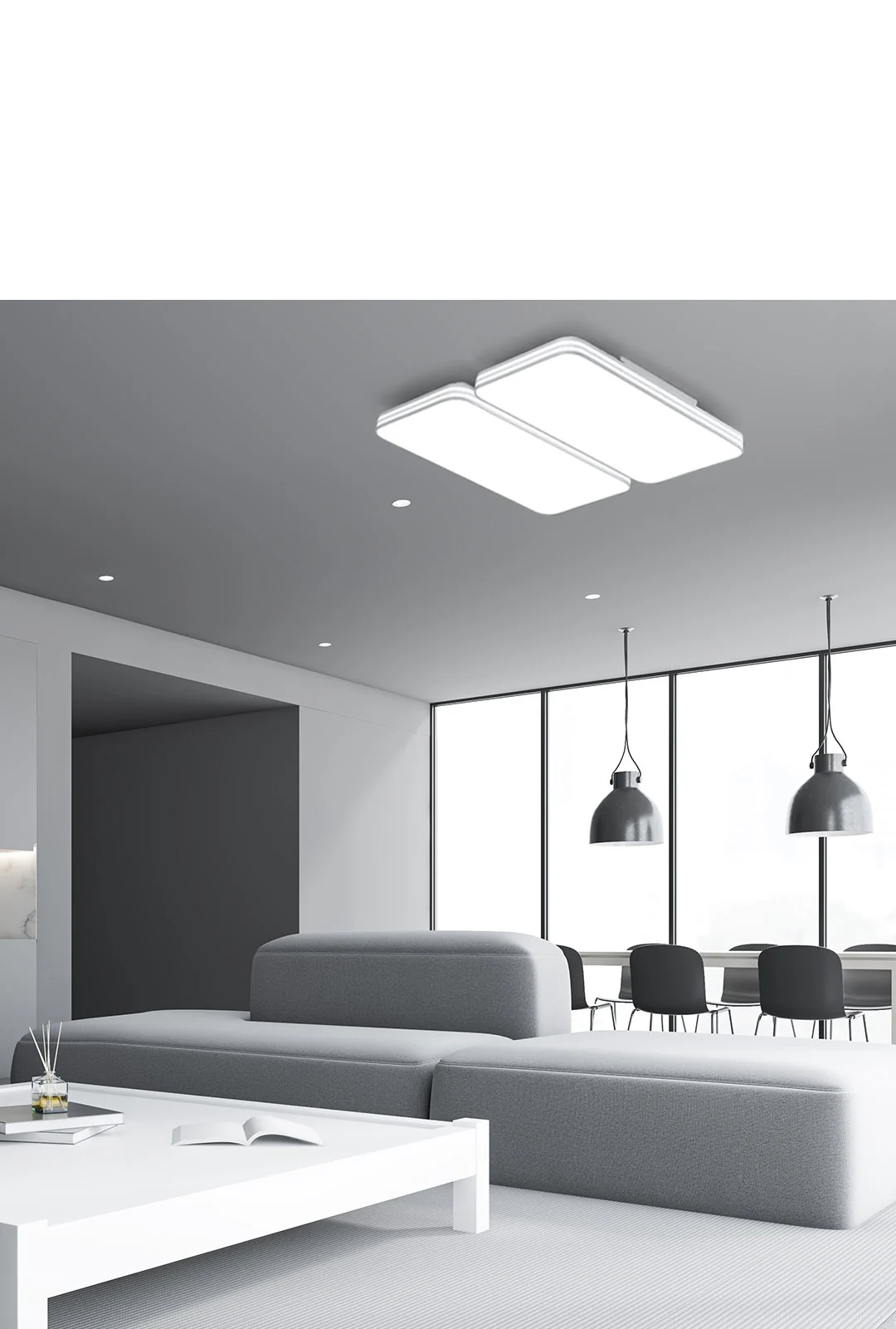 LED 하이엔 거실등(120W) 슬림형 제조사 상세 정보