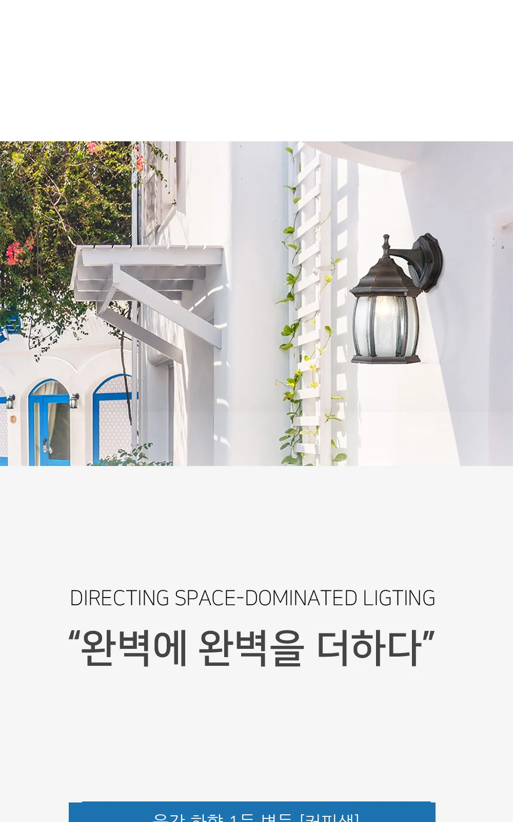 육각 하향 1등 벽등 [커피색] 제조사 상세 정보