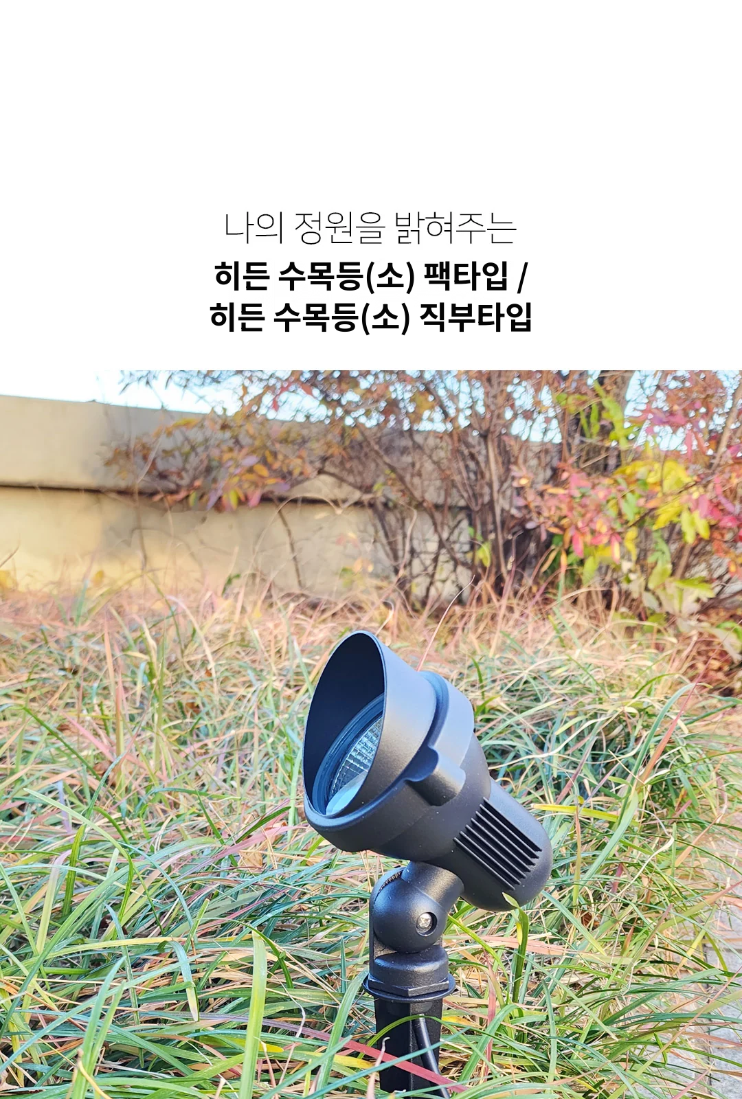 히든 수목등(소) 팩타입 / 히든 수목등(소) 직부타입 제조사 상세 정보