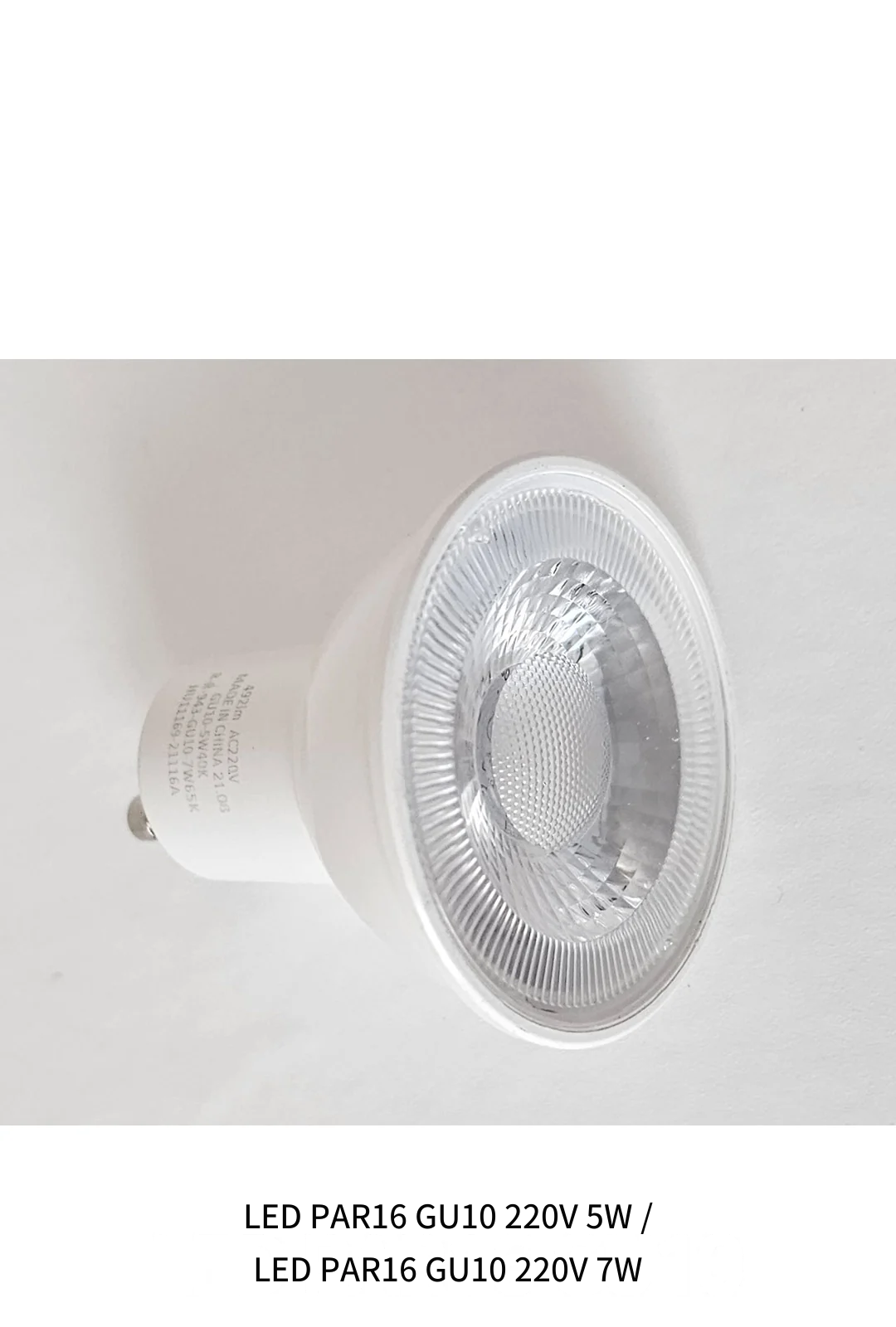 LED PAR16 GU10 220V 5W / LED PAR16 GU10 220V 7W 제조사 상세 정보