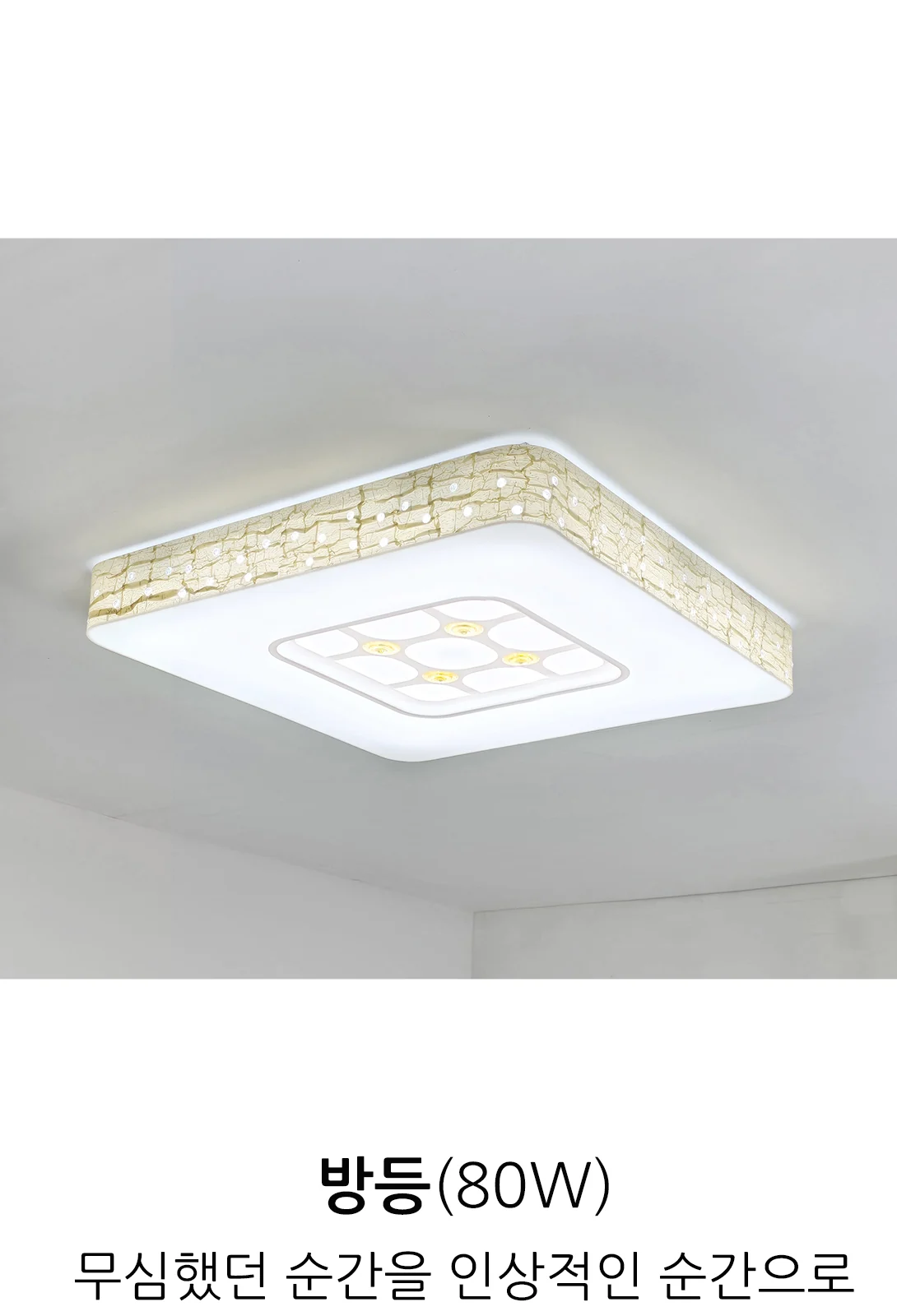 인스타 LED 방등 80W (사각) 제조사 상세 정보