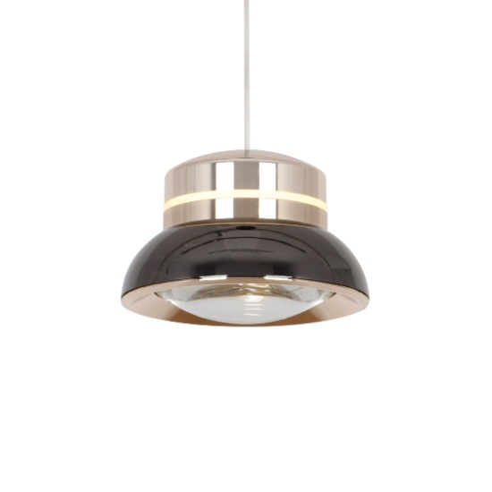 [CK-0232] LED 베제 1등 펜던트 8W 유광블랙 플리커로우