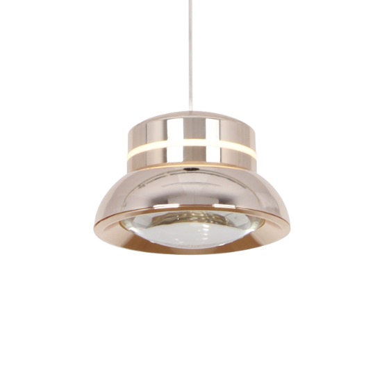 [CK-0233] LED 베제 1등 펜던트 8W 골드 플리커로우