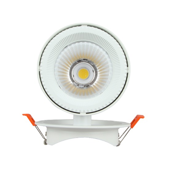 [CK-0226] LED 로아 COB 원형 스포트 반매입 타공 97mm(4) 20W 플리커로우