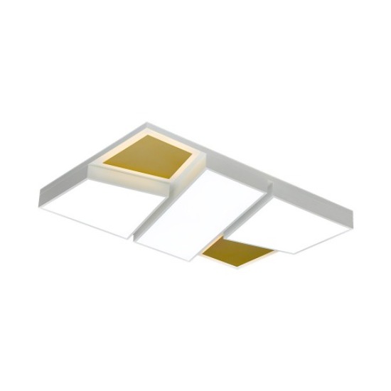 [FN-38] LED 플래티넘 사각 거실등 170W 골드