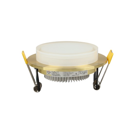 [CK-02223] LED 아르케 일체형 타공 70mm(3) 8W 골드 플리커로우