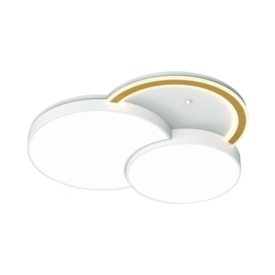 [FN-32] LED 라인 레인보우 거실등 125W 골드
