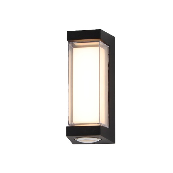 [CK-0145] LED 멜드 사각 벽등 10W 블랙 플리커로우