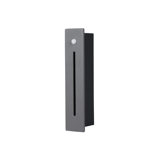 [CK-5041] LED 슬립 직사각 스텝 센서 매입등 3W 그레이 플리커로우