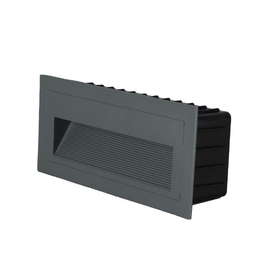 [CK-5026] LED 아데르 205 스텝 매입등 3W 그레이 플리커로우