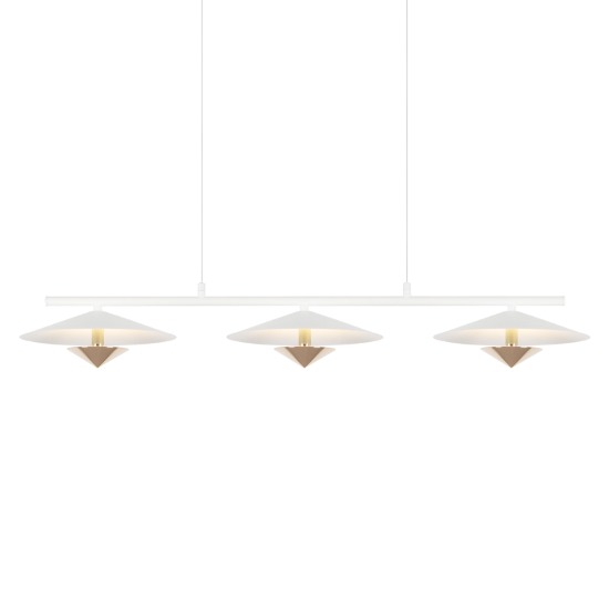 [BR-019] LED 레띠 3등 펜던트 화이트 30W 플리커로우