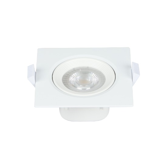 [TP-604] LED 비엔 사각 일체형 타공 75mm(3) 7W 화이트