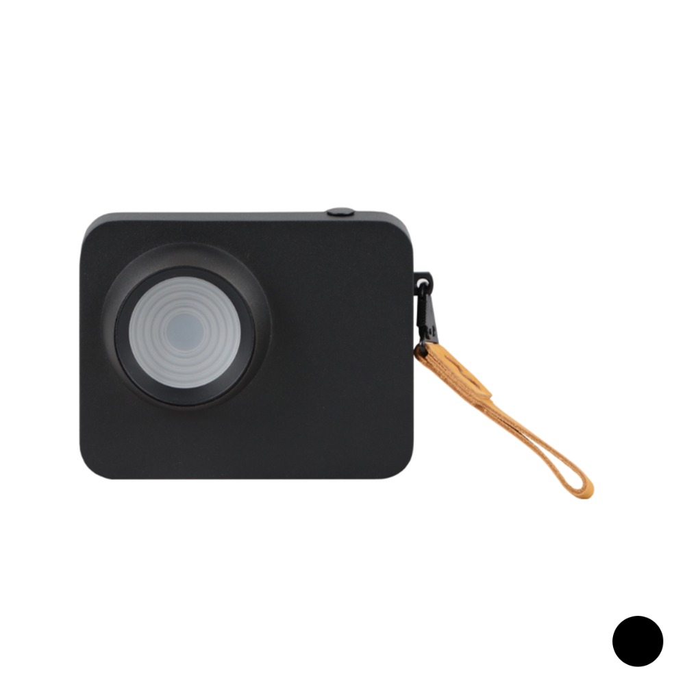 [DAI-008] LED 카메라 충전식 휴대용 스탠드 블랙 3W 플리커로우