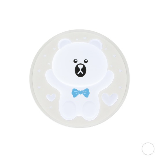 [AX-025] LED 곰돌이 리모컨 키즈 디밍 방등 60W 플리커로우