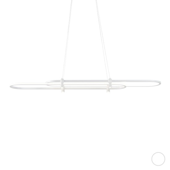 [MD-004] LED 티엘라 2등 타원형 펜던트 40W