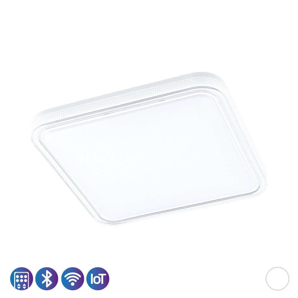 [AX-036] LED 풀리스 리모컨 사각 방등 60W IoT 플리커로우