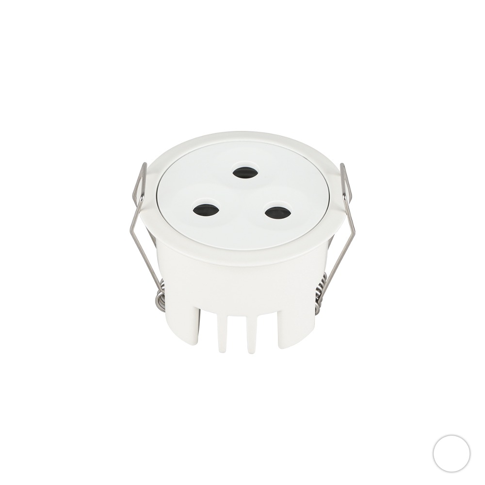 [CK-326] LED 오키프 집중형 원형 핀홀 매입 다운라이트 타공 54mm(2) 8W 플리커로우