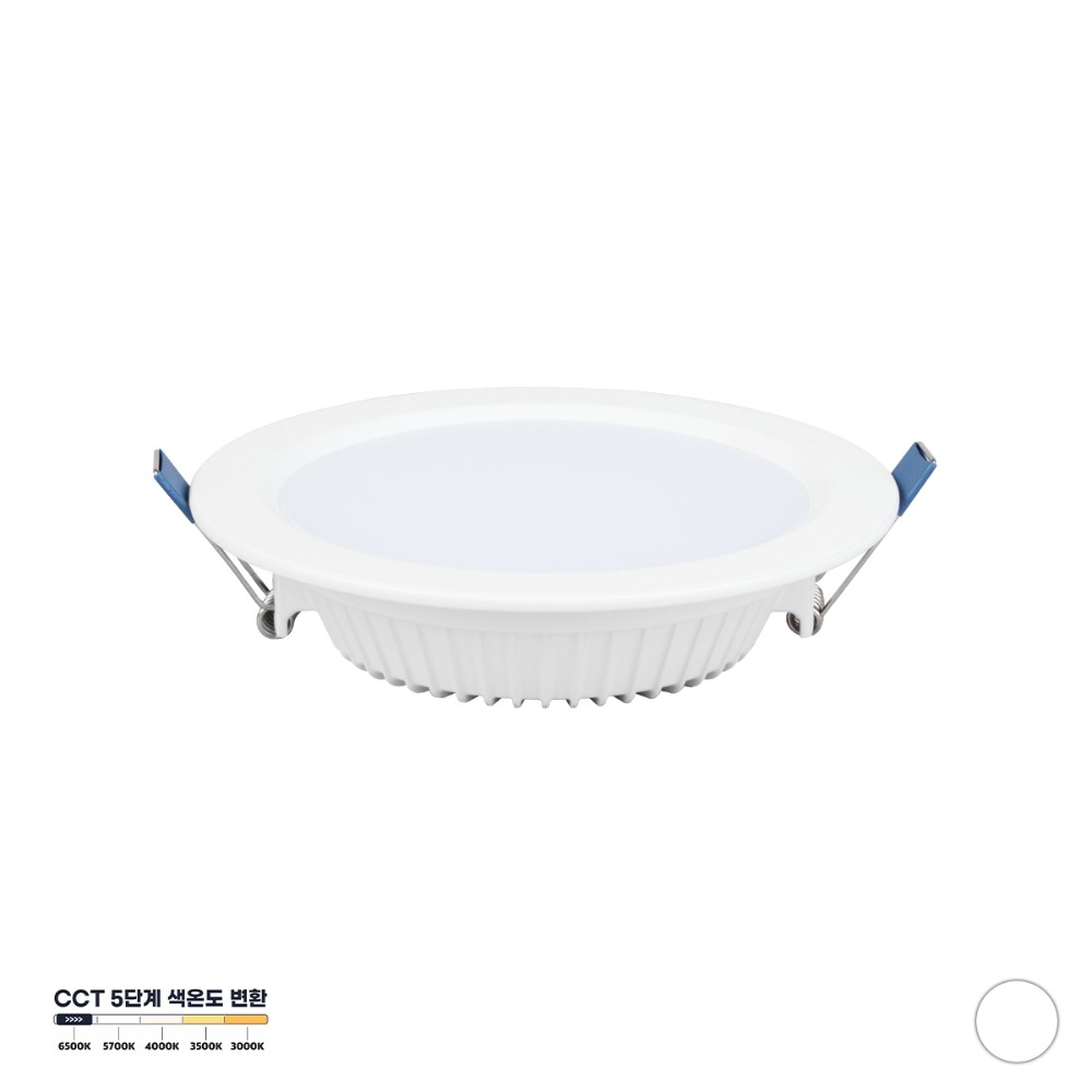 [CK-361] LED CCT 다운라이트 타공 115mm(5) 15W 플리커로우