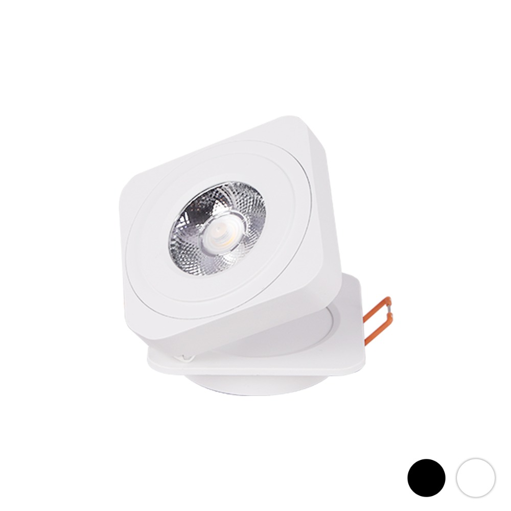 [CK-7785] LED 사각 컴팩트 반매입 타공 75mm(3) 10W 플리커로우