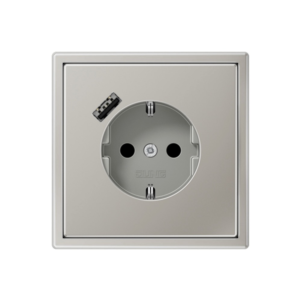 융 USB 결합형 220V 콘센트 (A포트 단독) 메탈