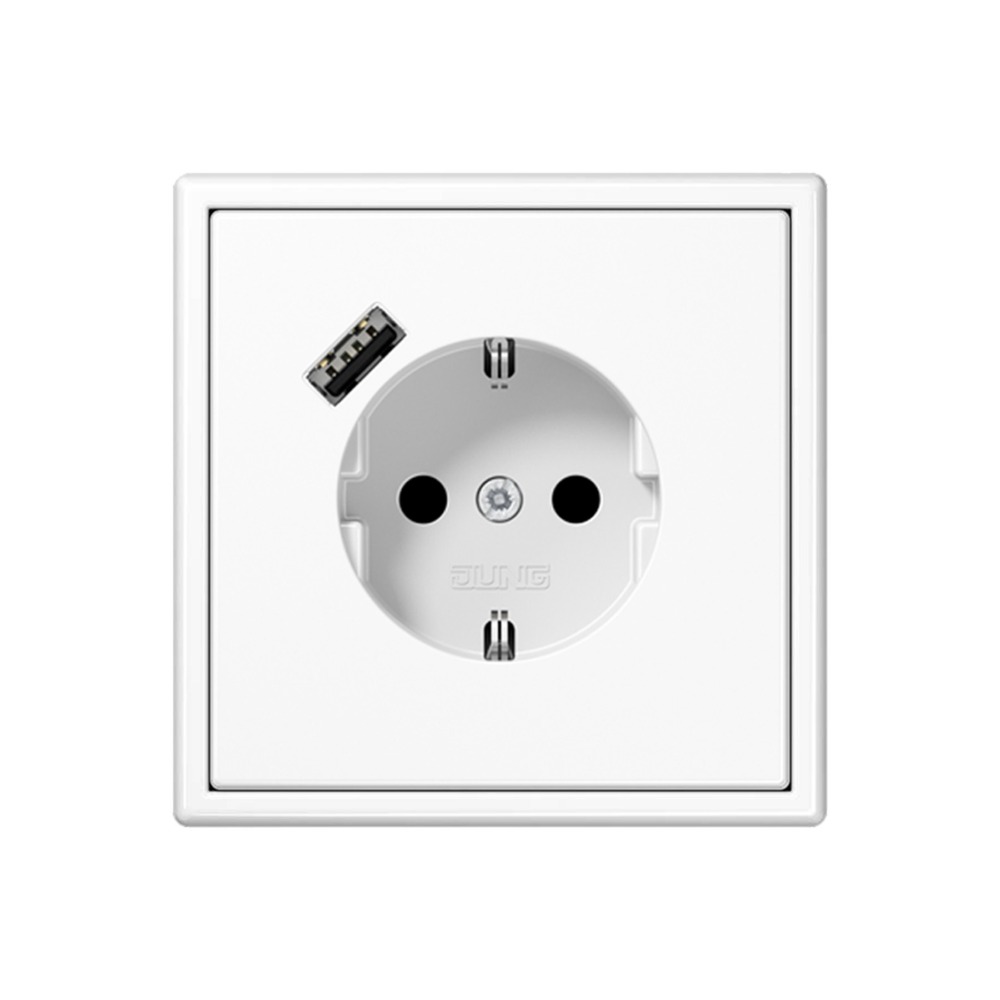 융 USB 결합형 220V 콘센트 (A포트 단독) 플라스틱