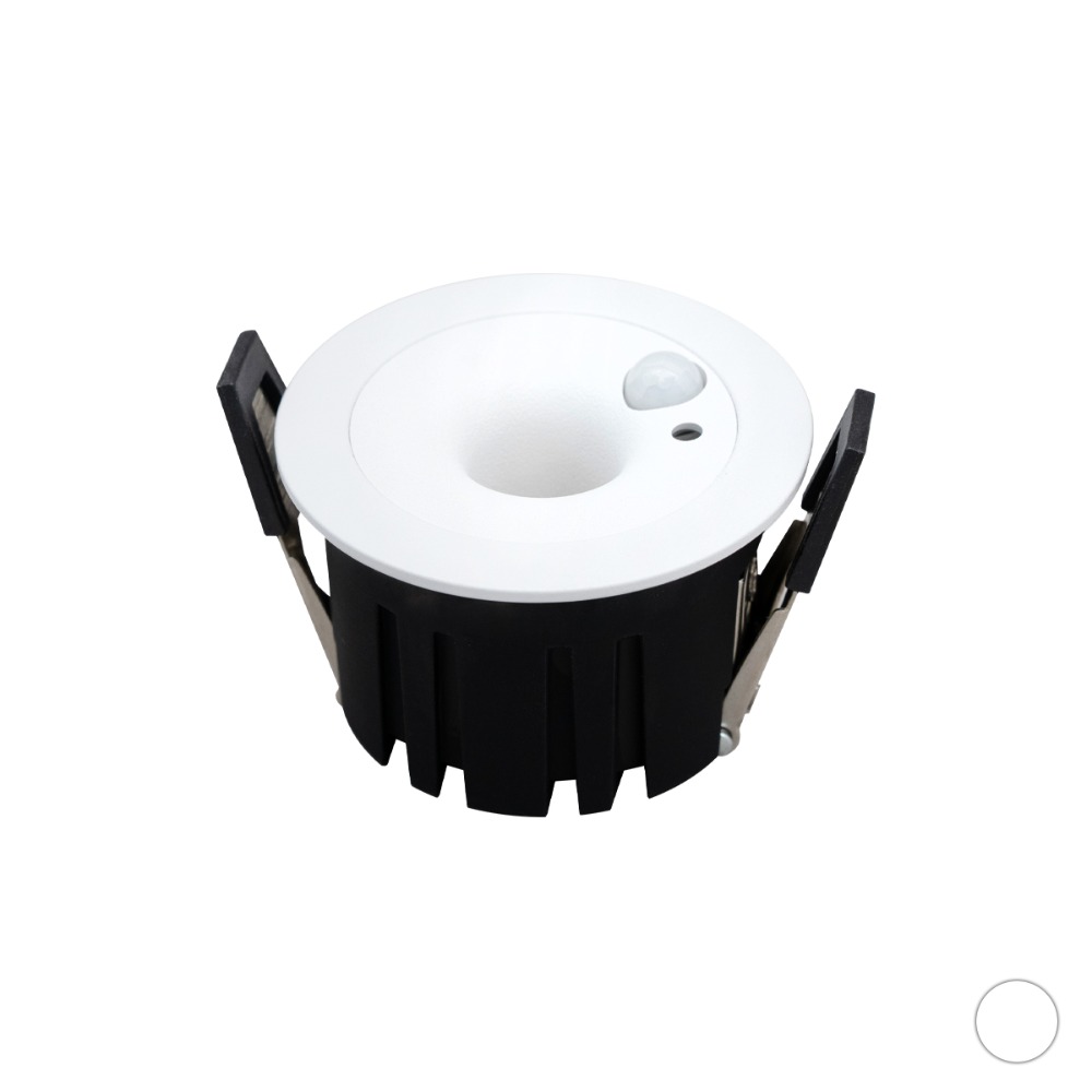 [CK-1150] LED 로얀 센서(상시) 매입등 타공55mm(2) 8W 플리커로우