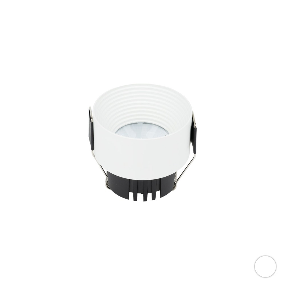 [CK-630] LED 라운드리플 다운라이트 타공55mm(2) 8W 플리커로우