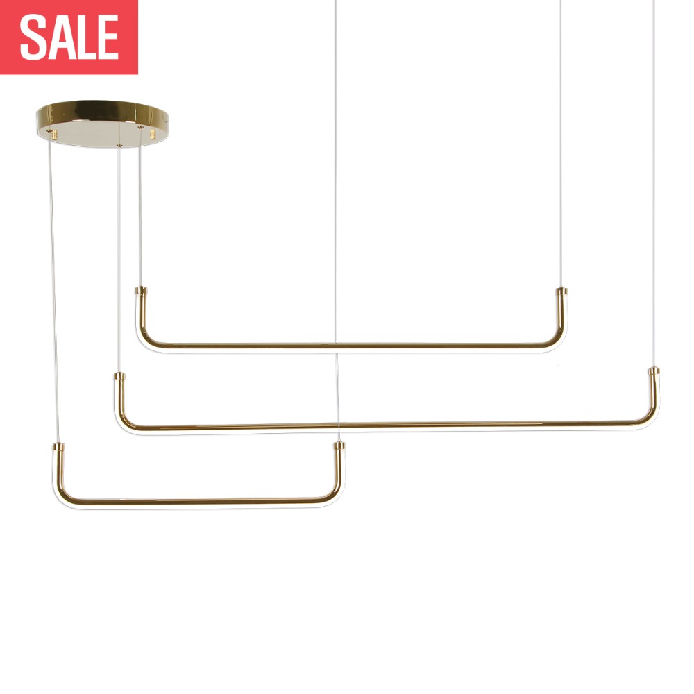 [HK-041] LED 지그재그 3등 펜던트 50W (아울렛)