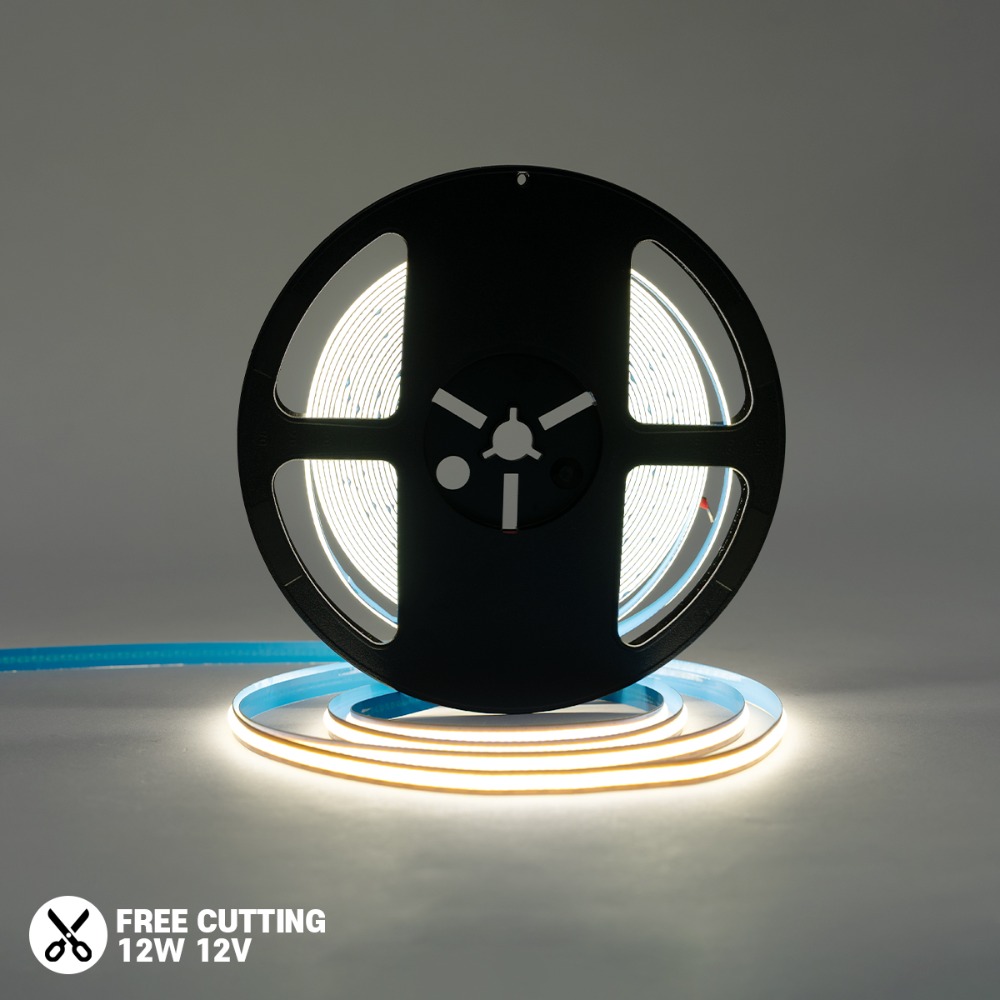 [OM-053] LED Ver-2 프리컷팅 베디 COB 슬림 라인바 12W 12V 플리커로우