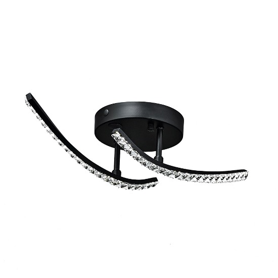 [HK-37] LED 타이탄 센서/직부 겸용 크리스탈 블랙