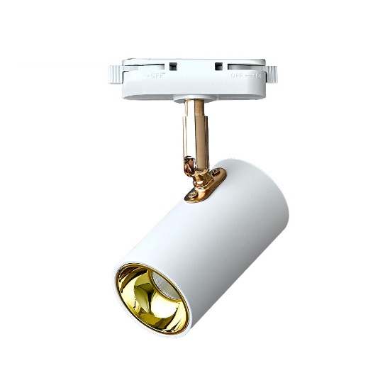 LED COB 원통 레일 Ø55 화이트