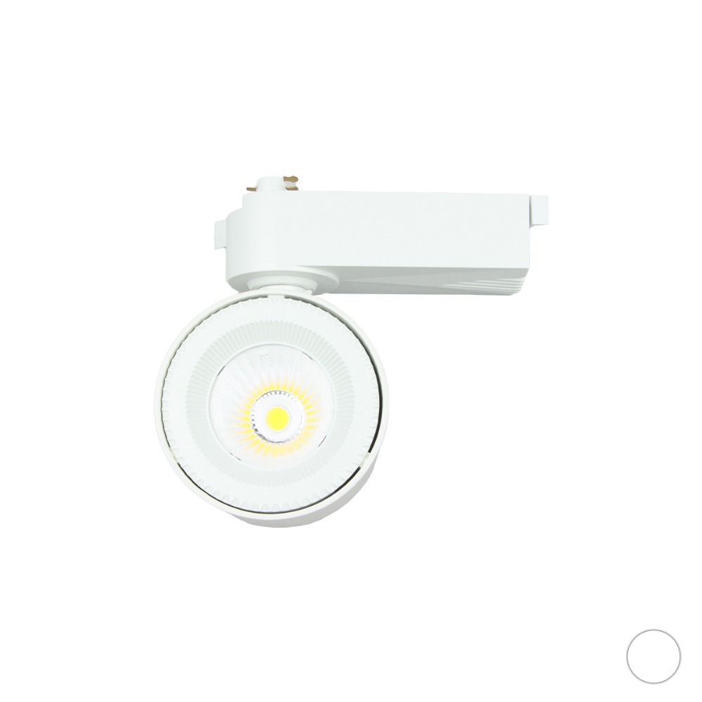 [CK-0719] LED 로아 COB 원형 스포트 레일 (3) 10W 플리커로우