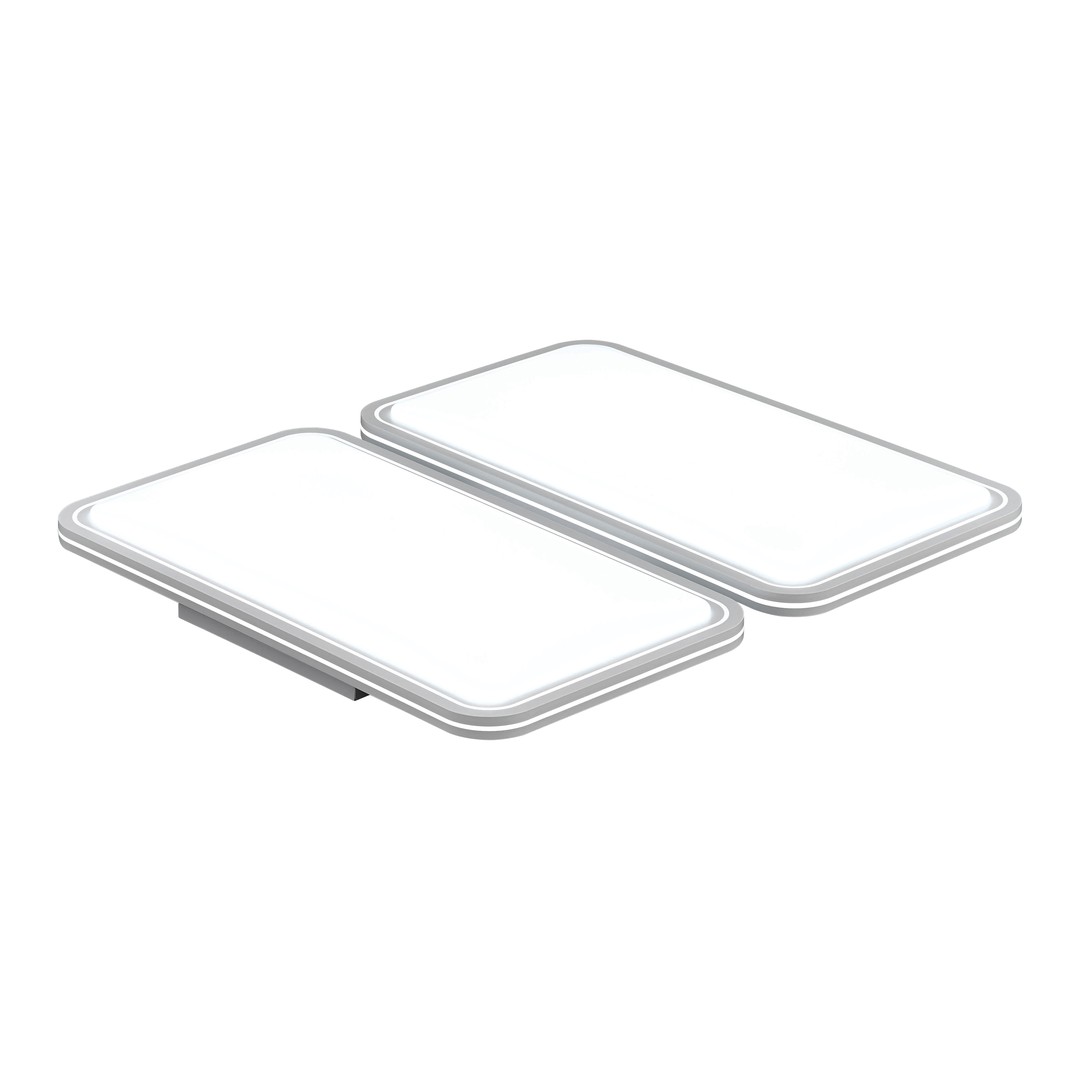 LED 굿아이 뱅뱅 리모컨 직사각 거실등 150W [삼색변환+디밍]