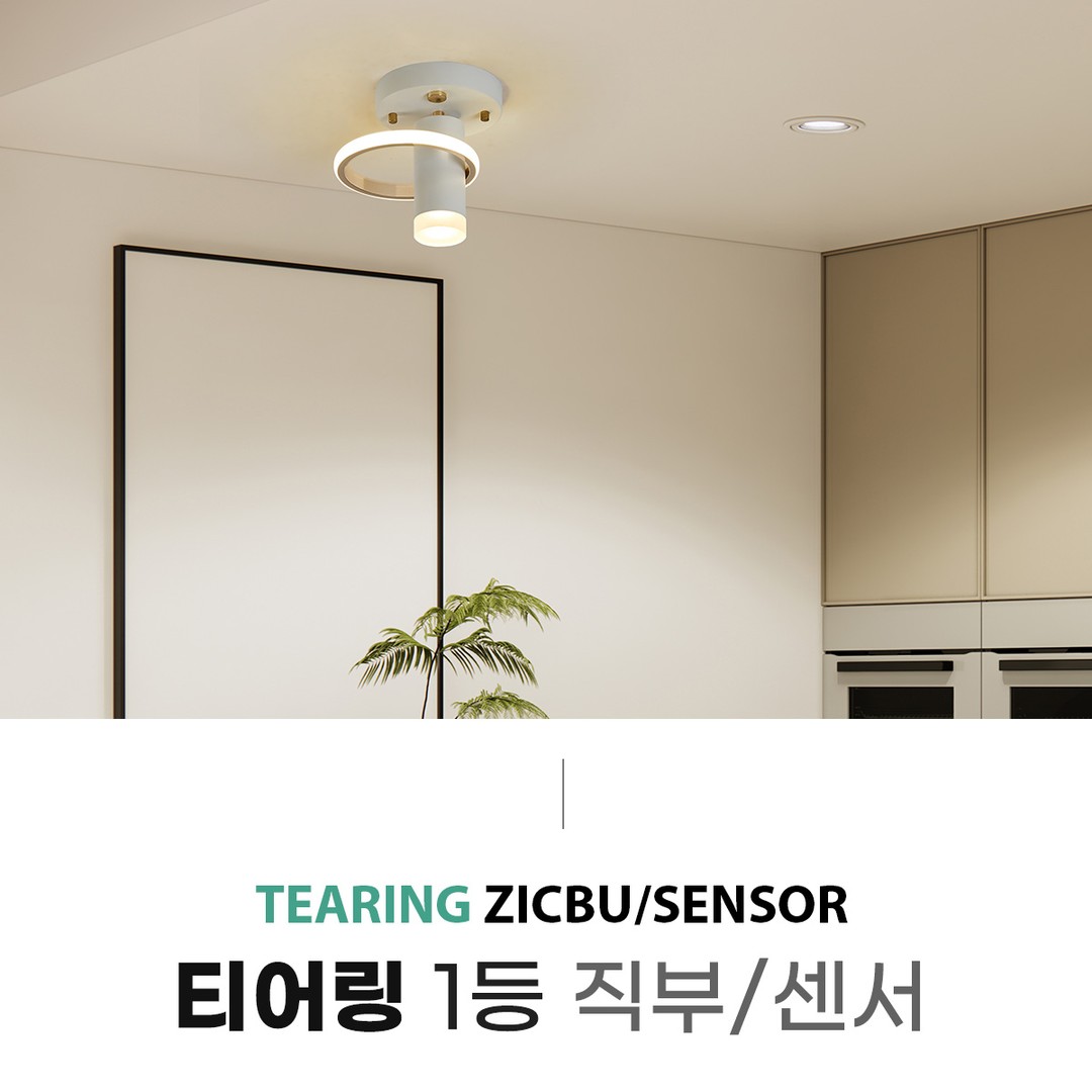 LED 티어링 1등 직부센서 [3color]